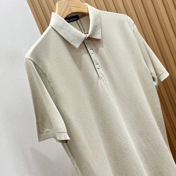 Kiton Light Grey Polo Shirt - Picture 4 of 5